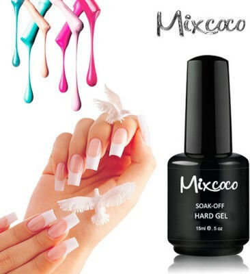 Mixcoco Hard Гел за строители Гел за изкуствени нокти 01 Прозрачен 15мл