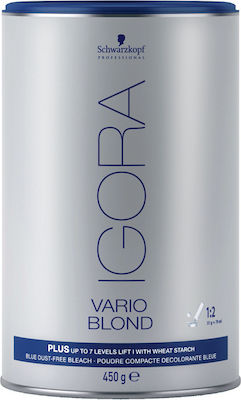 Schwarzkopf Igora Vario Blond Plus Lightener Bleaching Powder Up To 7 Grades 450gr