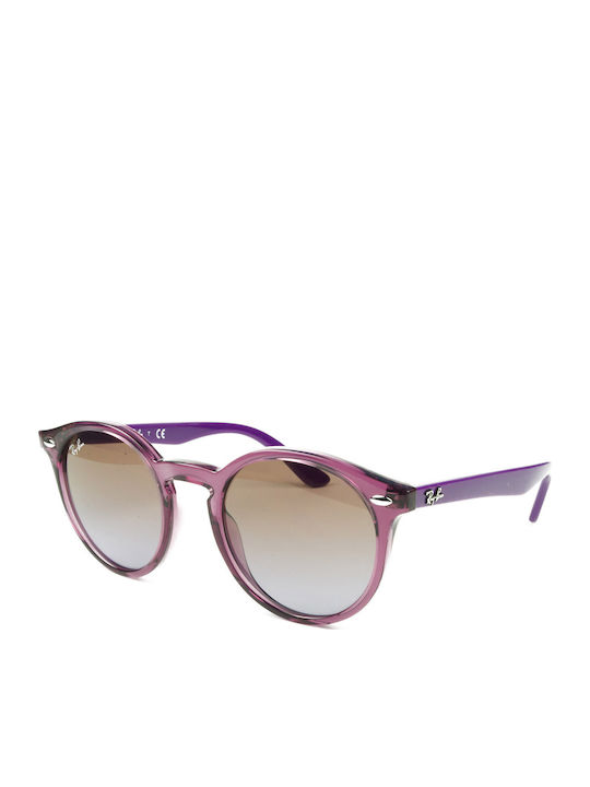 Ray Ban Unbreakable Round Kids Sunglasses Purple For 6-9 Years