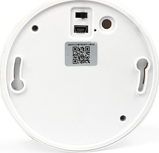 Hidden Camera WiFi Smoke detector 1080p with Memory Card Slot