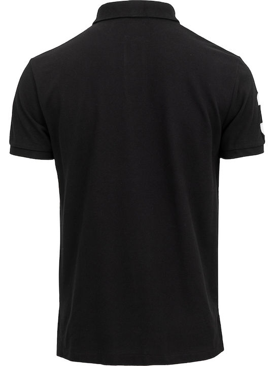 Ralph Lauren Ανδρικό T-shirt Polo Μαύρο