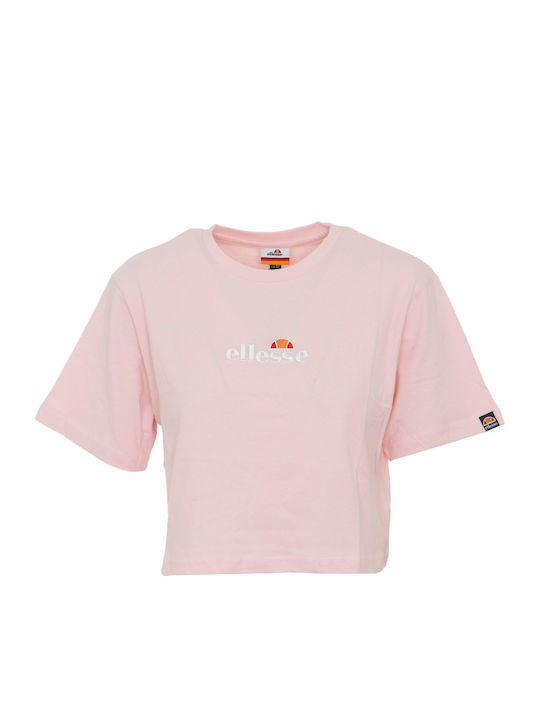 Fireball Damen Sport Crop Top Kurzarm Rosa