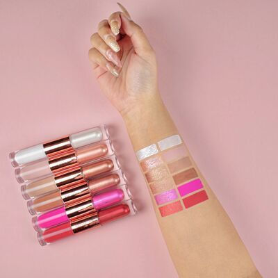 Revolution Beauty Eye Chrome Doppelter Flüssiger Lidschatten mit Fuchsie Farbe 2.2ml