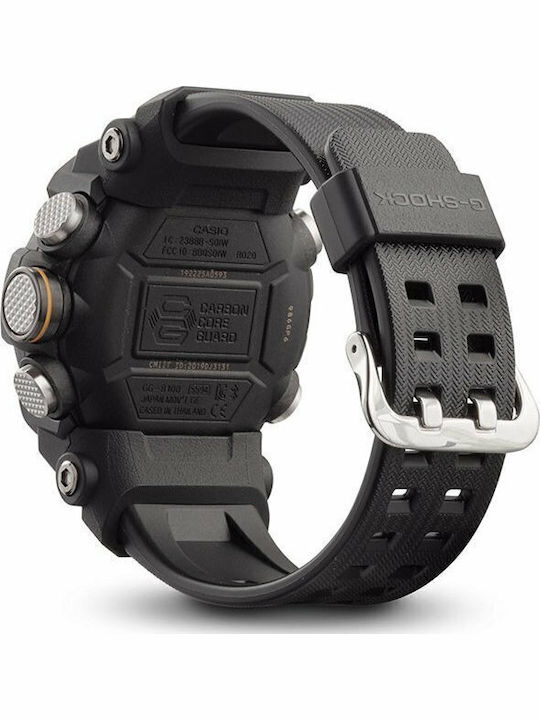 Casio G-Shock Master of G-Land Mudmaster Analog/Digital Men's Watch 52.9mm Battery with Black Rubber Strap
