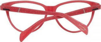 Diesel Women's Acetate Skeleton Structure Cat Eye Red DL5130-068