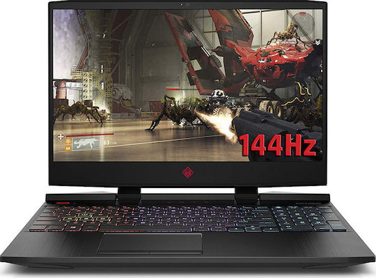 HP Omen 15-dc1044na 15.6" IPS FHD 144Hz (i7-9750H/16GB/512GB SSD/GeForce RTX 2060/W10 Home) (Tastatură US)