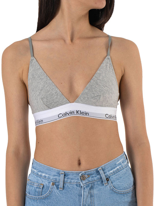 Calvin Klein Bralette Σουτιέν Γκρι