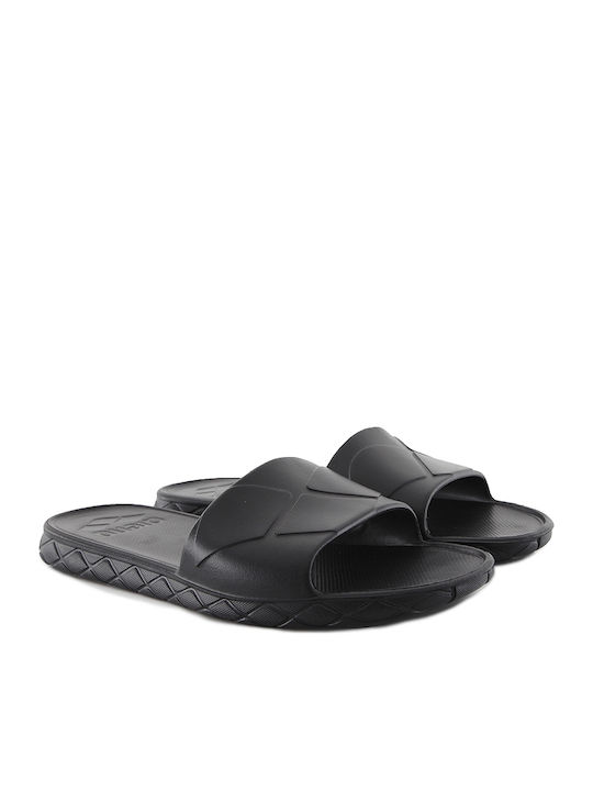 Wateligh Herren Slides Schwarze
