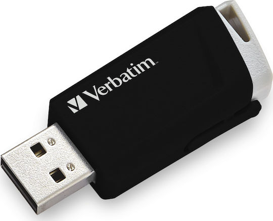 Verbatim Store 'n' Click 32GB USB 3.2 Stick Μαύρο