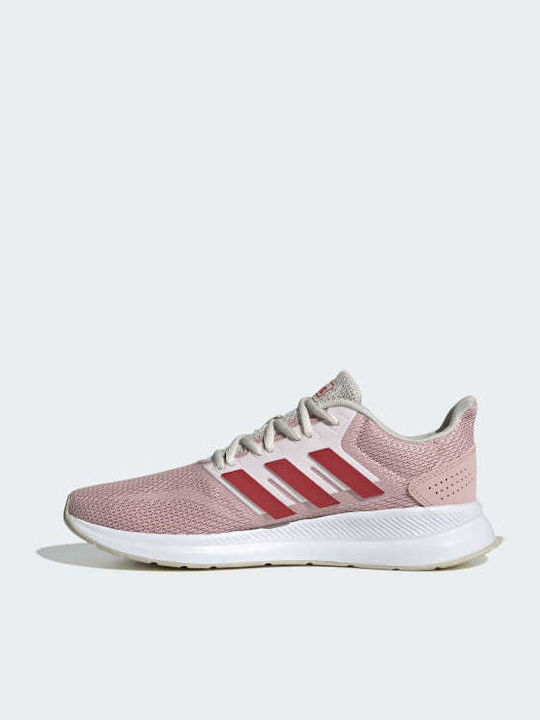 Adidas Runfalcon Femei Pantofi sport Alergare Pink Spirit / Glory Red / Aluminiu