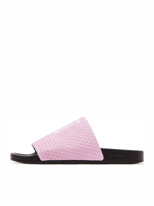 Adilette Luxe Frauen Flip Flops in Rosa Farbe