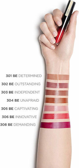 L'Oreal Paris Brilliant Rouge Signature Long Lasting Liquid Lipstick Sheer 305 Be Captivating 6.40ml