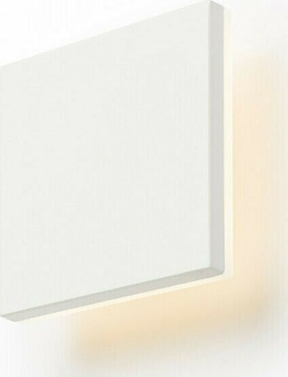 Rendl Light Studio Athi Επιτοίχια Εξωτερική Πλαφονιέρα LED IP54 9.6W με Θερμό Λευκό Φως 15x15x5εκ.