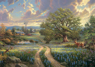 Thomas Kinkade Ζωή στην εξοχή Puzzle 2D 1000 Bucăți