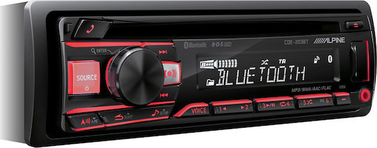 Alpine Car Audio System 1DIN (Bluetooth/USB/CD) with Detachable Panel