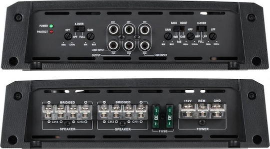 Peiying Car Audio Amplifier 4 Channels