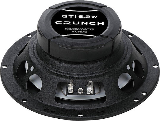 Crunch GTi6.2W Σετ Ηχεία Αυτοκινήτου 6.5" με 100W RMS (Woofer)