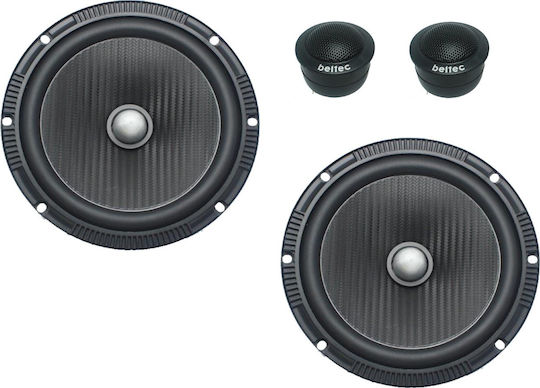 Beltec Audio Комплект Автомобилни Високоговорители BL65S Сплит-системи 6.5" с 125W RMS (2 път)