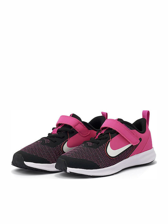 Downshifter Downshifter 9 Kids Sports Shoes Running with Hoop & Loop Closure Black