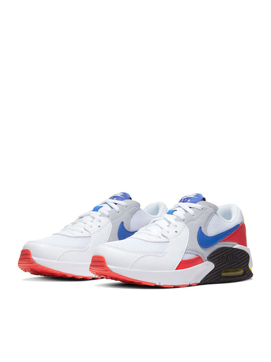 Air Max Excee Kinder Sneakers White / Hyper Blue / Bright Cactus