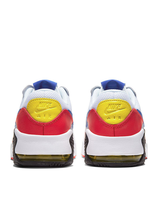 Air Max Excee Kinder Sneakers White / Hyper Blue / Bright Cactus