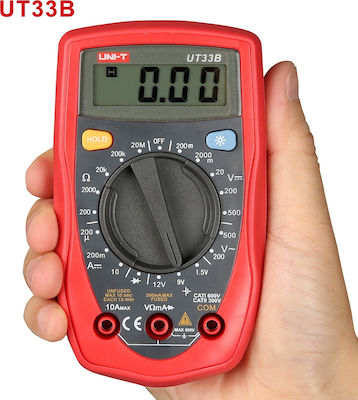 Uni-T UT 33B Digital Multimeter with AC / DC / Resistance Measurement