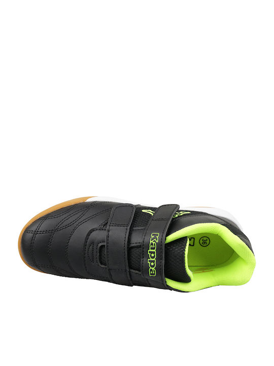 Kickoff K Kids Sports Shoes Running with Hoop & Loop Closure Black