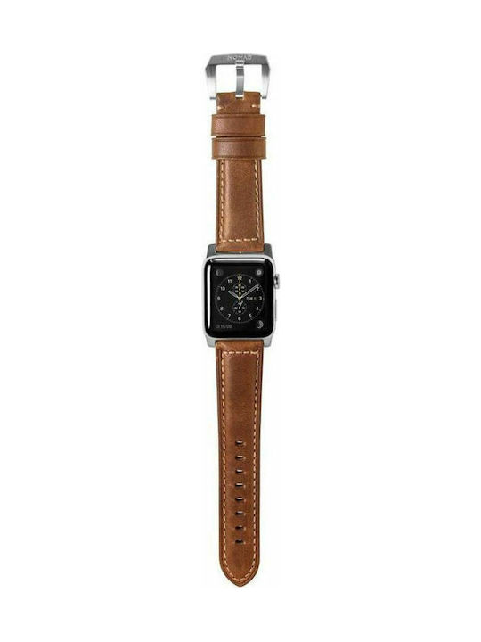 Nomad Traditional Strap Λουράκι Δερμάτινο Καφέ (Apple Watch 42/44/45mm)