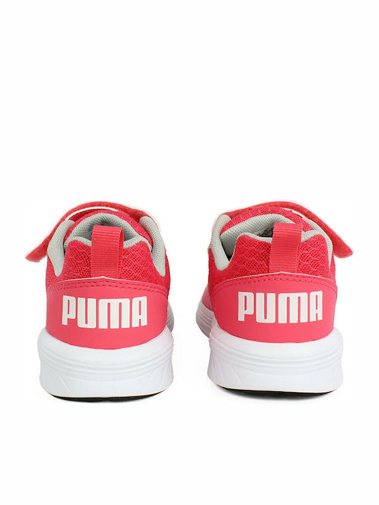 NRGY Comet V Kids Sports Shoes Running with Hoop & Loop Closure Fuchsia