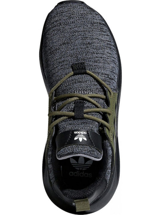 X_PLR C Kids Sports Shoes Running with Laces Khaki