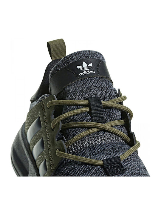 X_PLR C Kids Sports Shoes Running with Laces Khaki