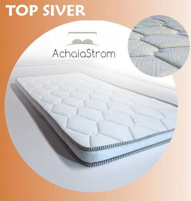 Achaia Strom Ανώστρωμα Top Silver Ημίδιπλο 130x200x6εκ.