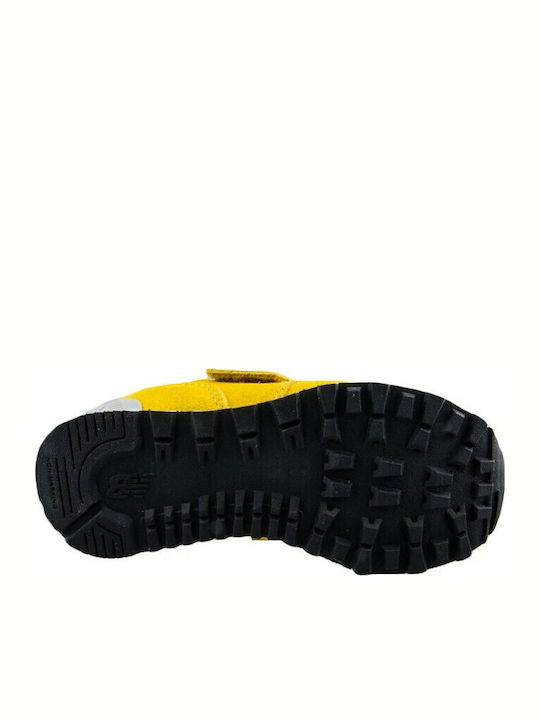 574 Classic Παιδικά Sneakers με Σκρατς Κίτρινα