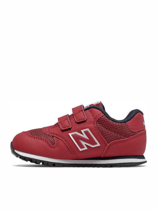 Kids Sneakers with Scratch Burgundy