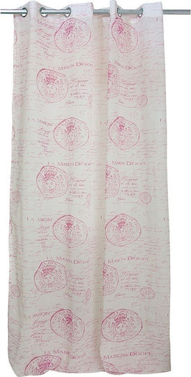 Das Home Perdea Cu Capse 2031 Ecru 140x280cm