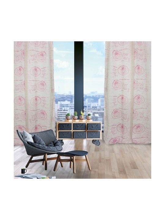 Das Home Perdea Cu Capse 2031 Ecru 140x280cm