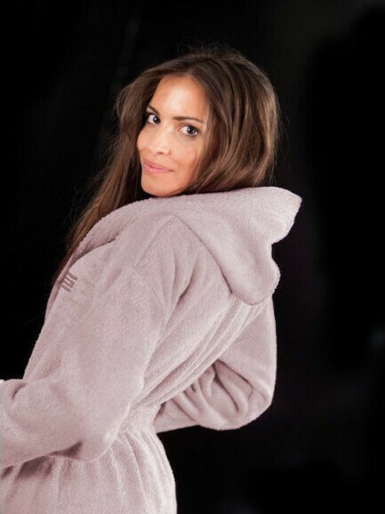 Guy Laroche Daily Bathrobe with Hood Pink 1131092116000