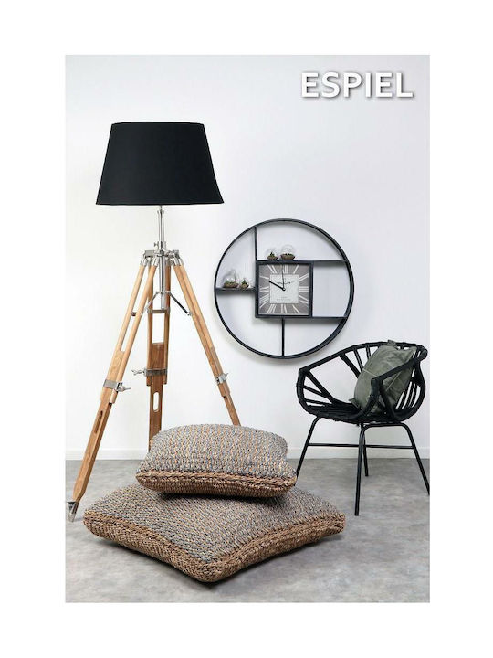 Espiel Μαξιλάρα Δαπέδου Καφέ 80x80εκ.