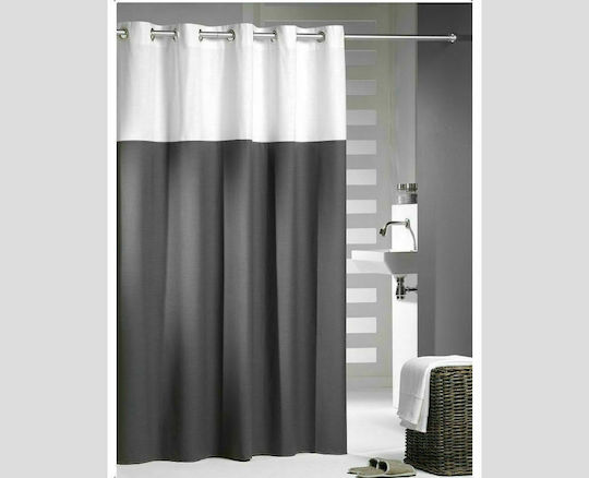 Sealskin Double Duschvorhang Stoff 180x200cm Gray 233521314