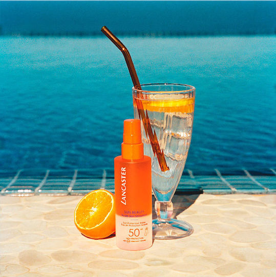 Lancaster Sun Beauty Protective Water Слънцезащитен Лосион за Тяло SPF50 Спрей 150мл