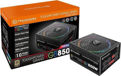 Thermaltake 850W Захранващ блок за компютър Пълен модул 80 Plus Gold (PS-TPG-0850FPCGEU-S)