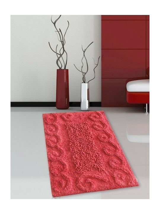 San Lorentzo Bath Mat Cotton Spiral 2110 RED Red 45x70cm