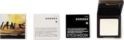 Korres Sunflower & Evening Primrose Eyeshadow Σκιά Ματιών σε Στερεή Μορφή με Λευκό Χρώμα 1.8gr