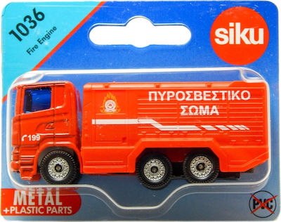 Siku Πυροσβεστικό Όχημα με Μάνικα Ελληνικό Truck for 3++ Years 1036