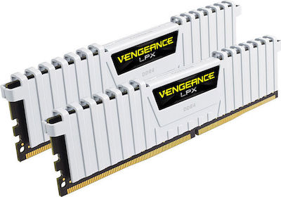 Corsair Vengeance LPX 16GB DDR4 RAM με 2 Modules (2x8GB) και Ταχύτητα 2666 για Desktop