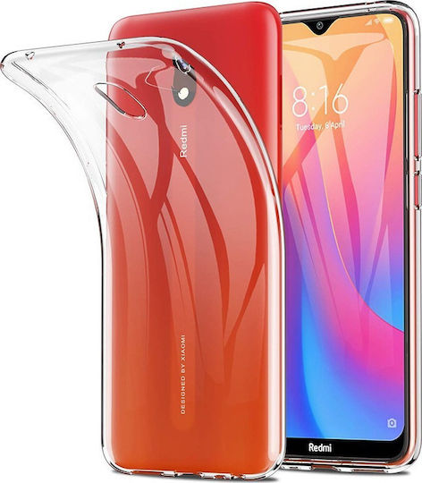 Back Cover Σιλικόνης 0.3mm Διάφανο (Redmi 8A)