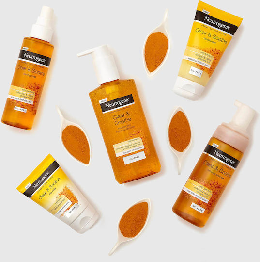 Neutrogena Clear & Soothe Spray De Față Tonere Pentru Față Cu Pantenol 125ml