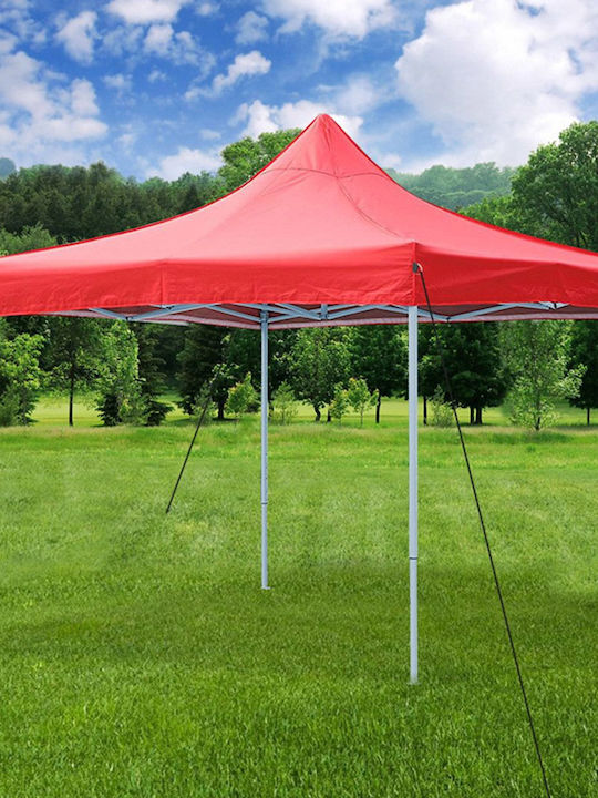 Gazebo Garten Partytent Red 3x3m