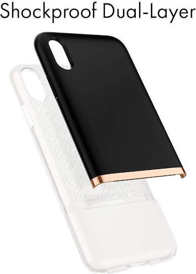 Spigen La Manon Jupe Back Cover Σιλικόνης Μαύρο (iPhone XS Max)