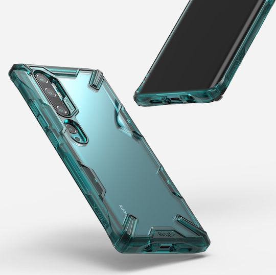 Ringke Fusion X Back Cover Πλαστικό 2mm με Λουράκι Πράσινο (Xiaomi Mi Note 10 / Mi Note 10 Pro)
